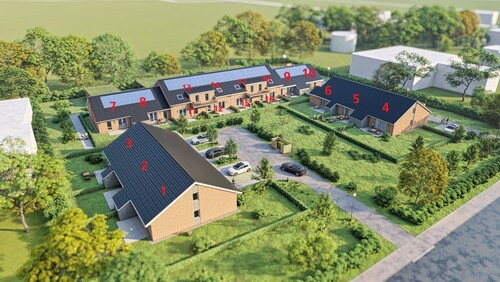 Grünes Quartier Klixbüll: Verkauf einer 2-Zi.-DG-Eigentumswohnung in KfW-40-Standard